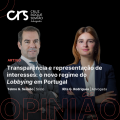 Transparência e representação de interesses: o novo regime do Lobbying em Portugal