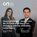 Legal Alert | Housing Package – Decree-Law No. 97/2026 of 20 May – Tax incentives and new affordable rental regime